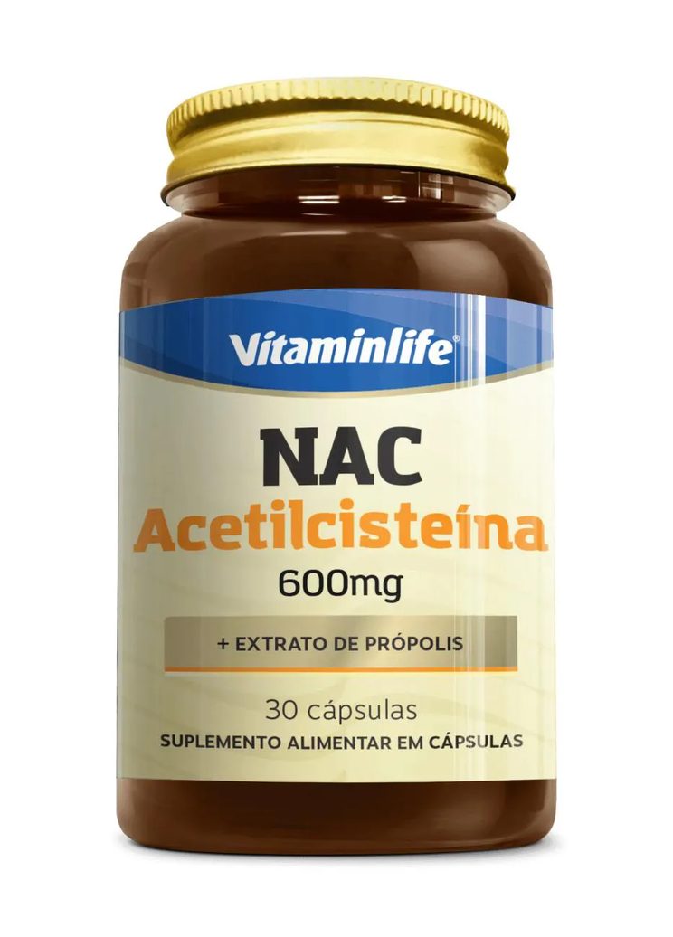 Nac Acetilcisteina + Propolis - 30 cápsulas Vitaminlife
