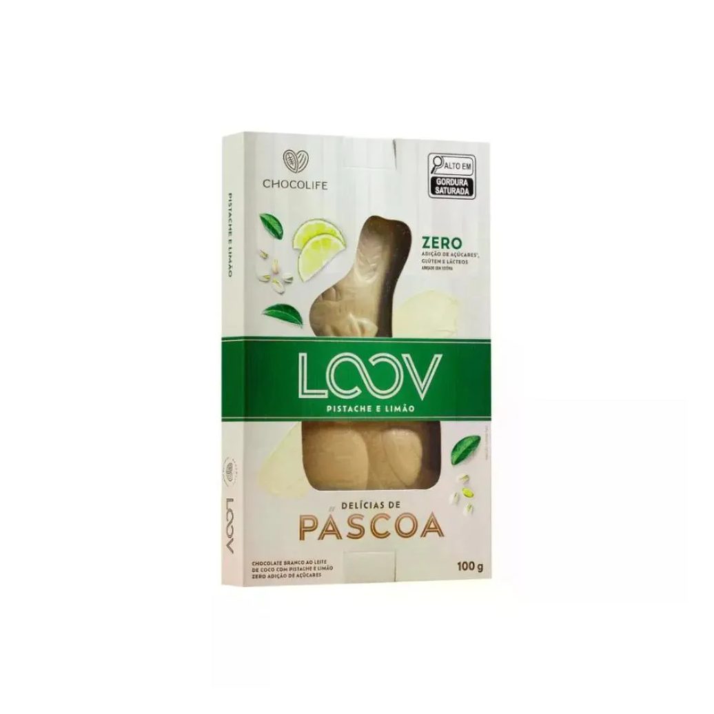 Coelho de Pistache com Limao Chocolife 100g