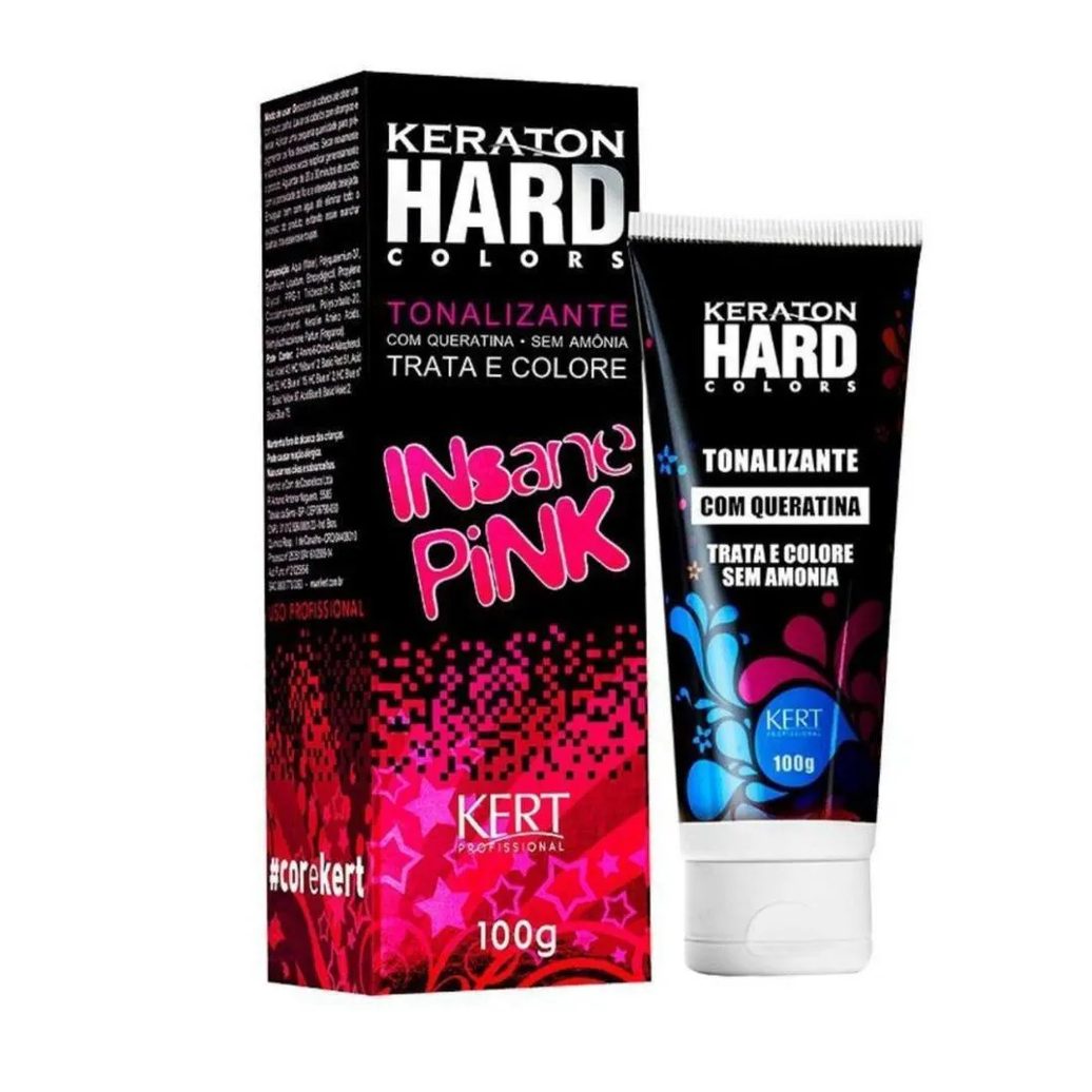 Kert Keraton Hard Colors Tonalizante Insane Pink 100g