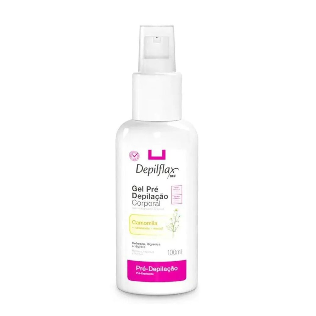 Gel Pré Depilação Corporal Depilflax Camomila 100ml