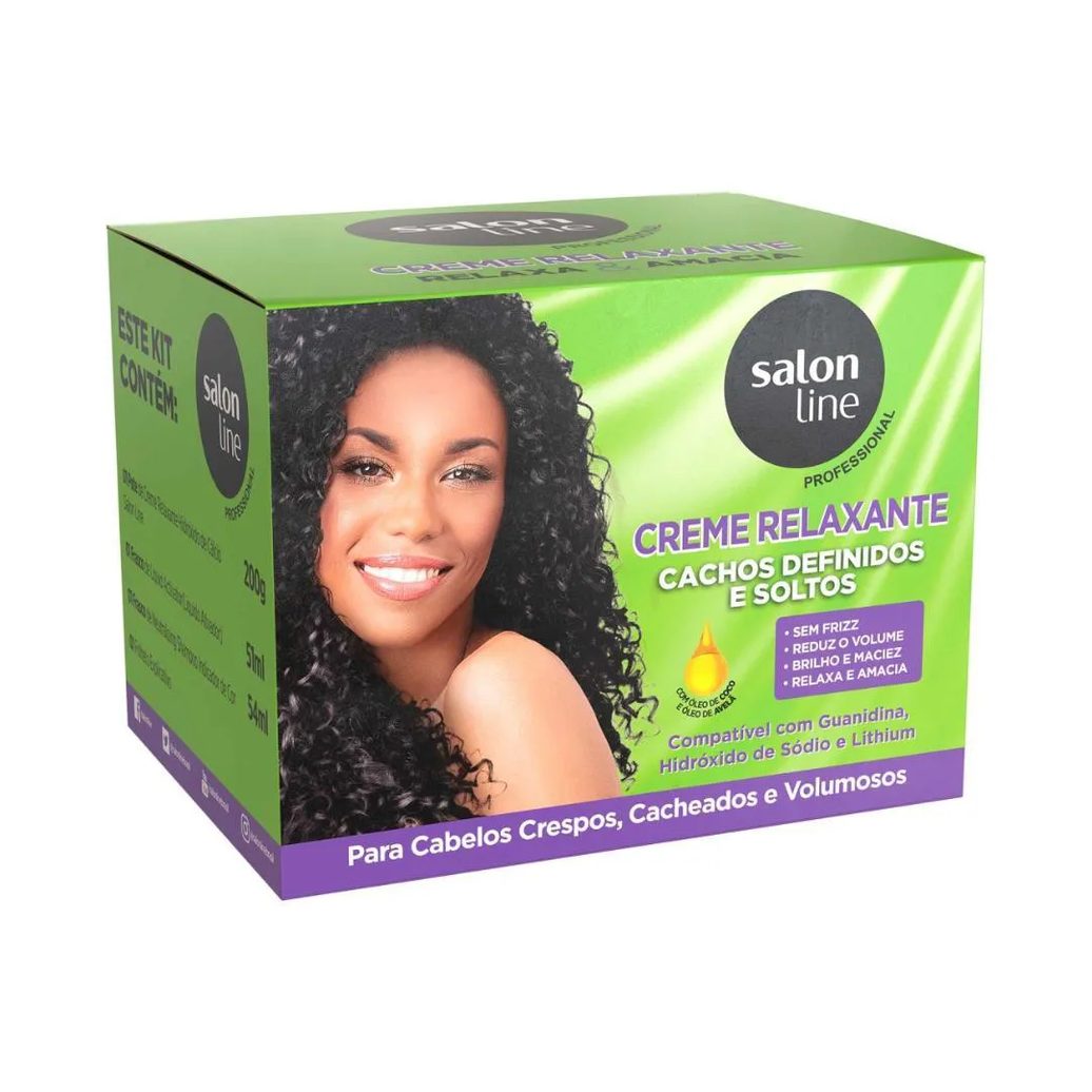 Creme Relaxante Relaxa & Amacia com Óleo de Coco e Avelã Salon Line