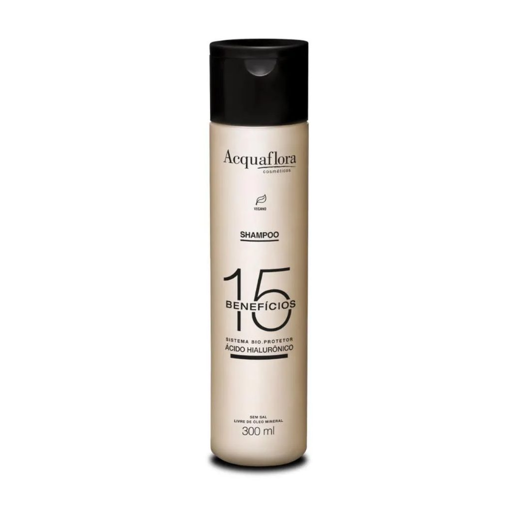 Shampoo Acquaflora 15 Benefícios 300ml