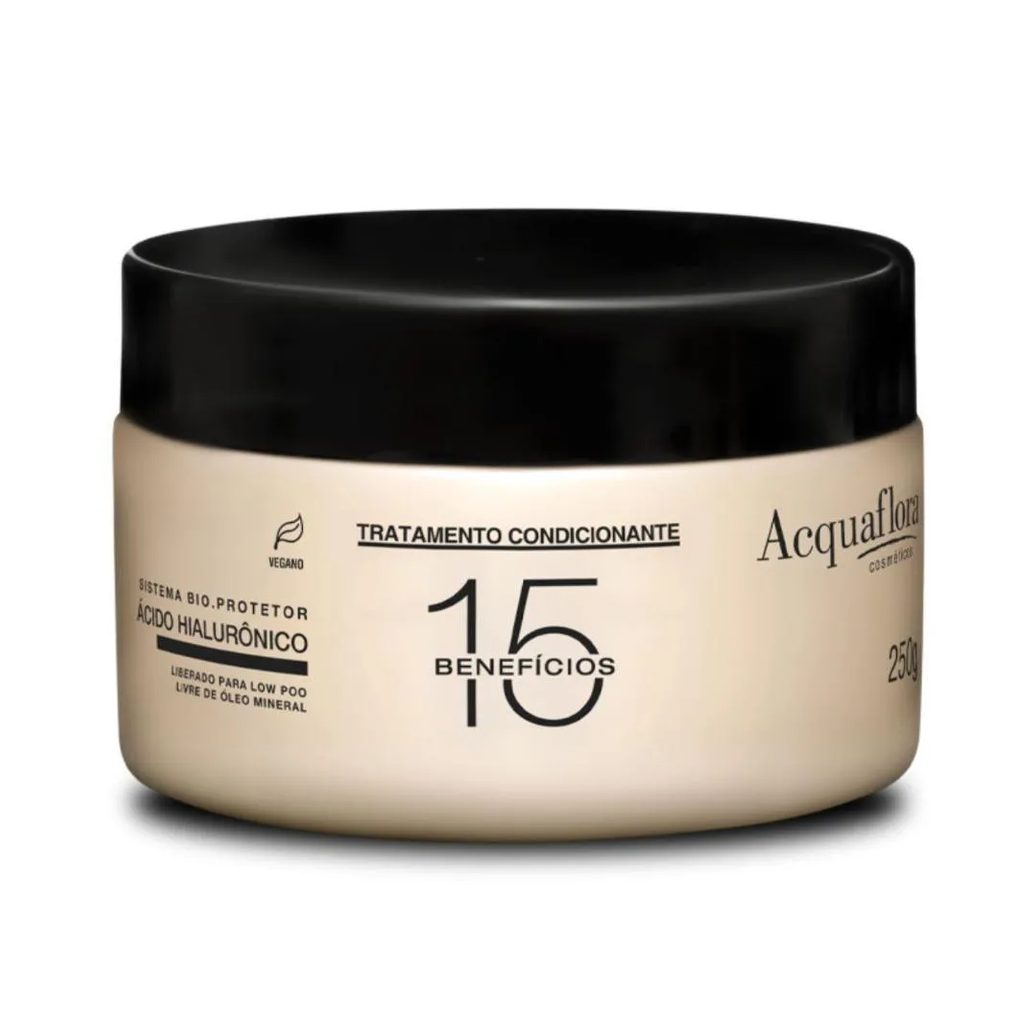 Máscara Acquaflora 15 Benefícios Tratamento Condicionante 250g