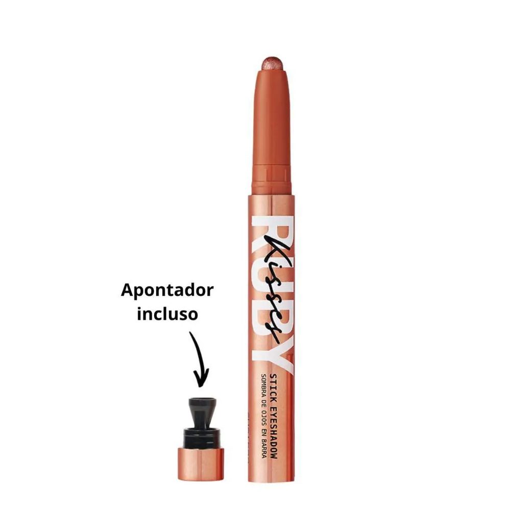 Sombra para Olhos em Barra Ruby Kisses Stick Eyeshadow Rose Glam 1,4g Rsb02b