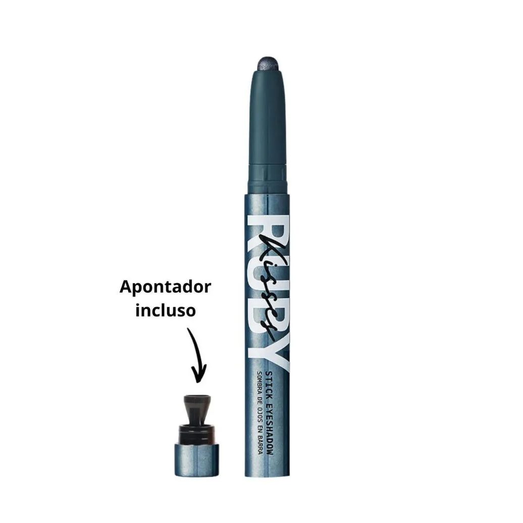 Sombra para Olhos em Barra Ruby Kisses Stick Eyeshadow Titanium Glam 1,4g Rsb06b