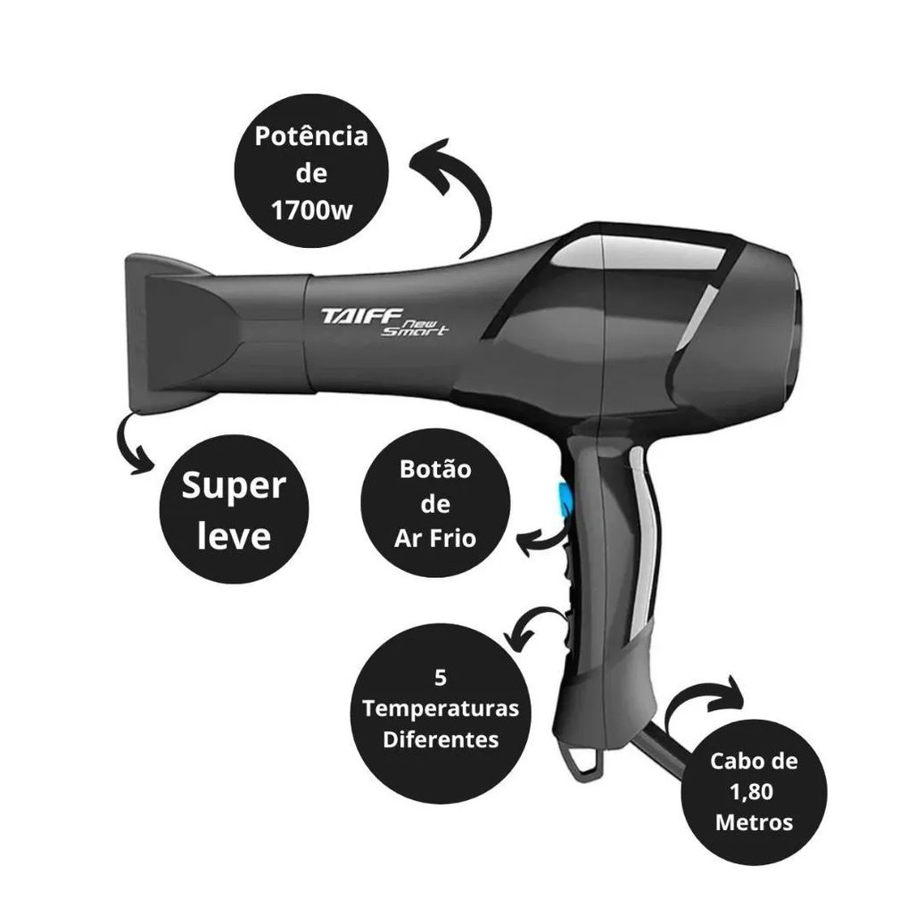 Secador Taiff New Smart 1700w 127v