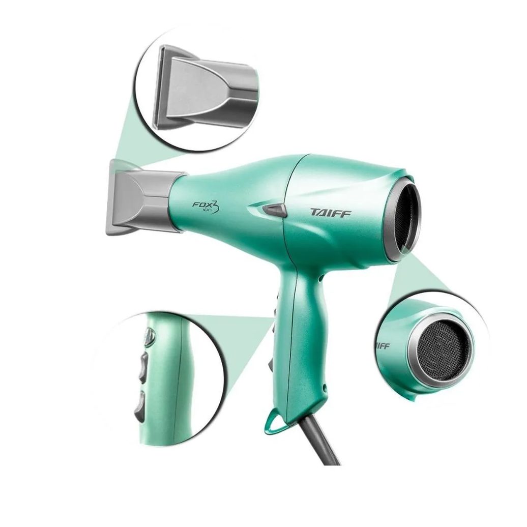 Secador Taiff Fox 3 Soft Green 2200w 220v
