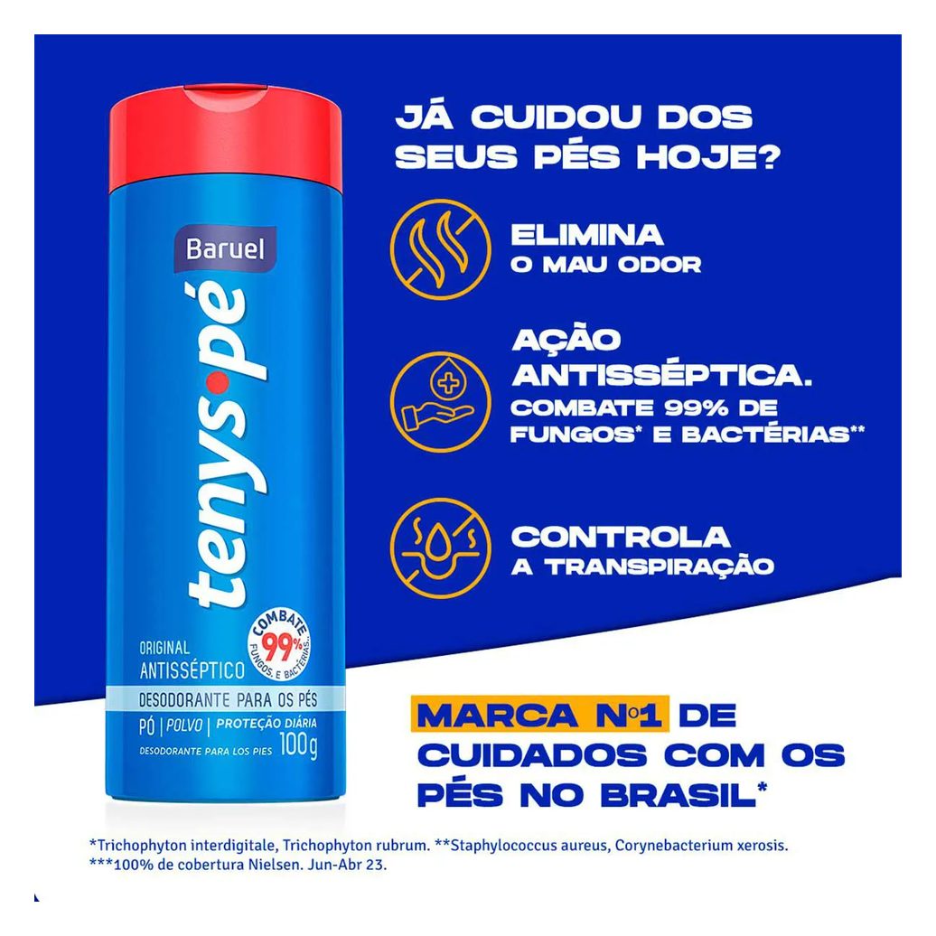 Talco para os Pés Tenys Pé Original