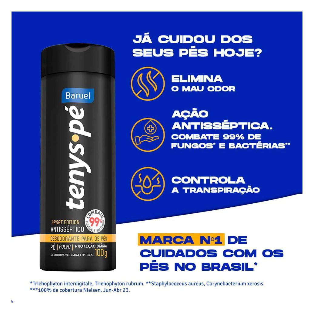 Talco para os Pés Tenys Pé Sport Edition