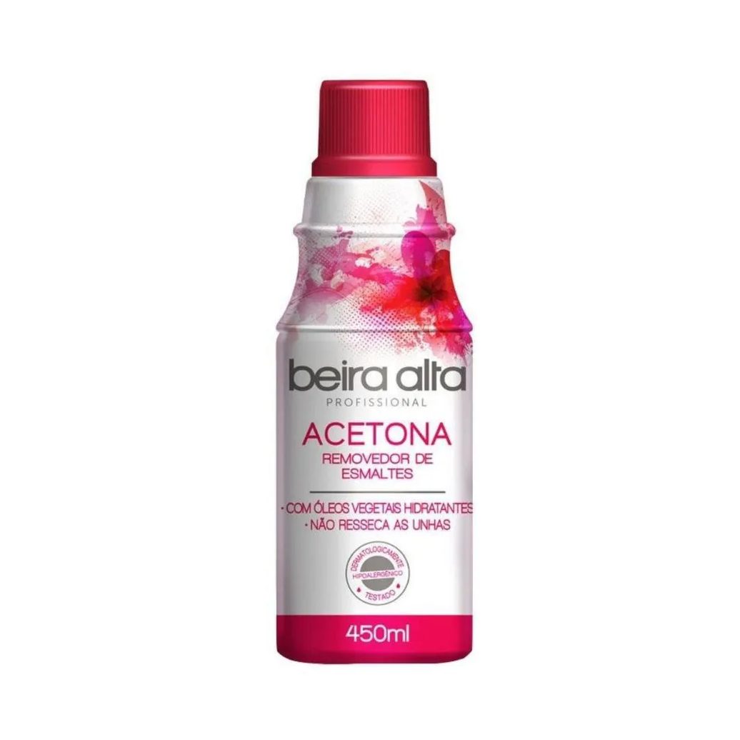 Removedor de Esmaltes Acetona Beira Alta 450ml