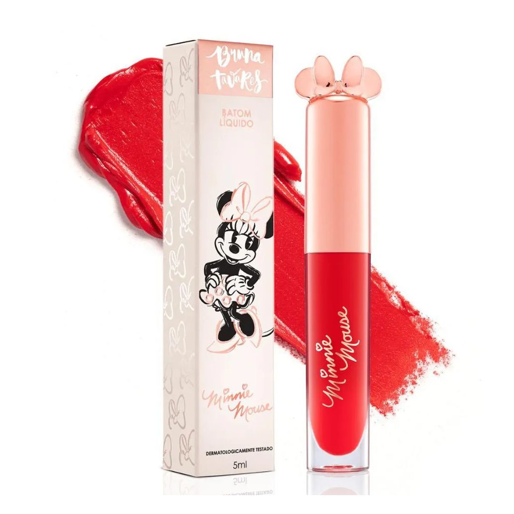 Batom Líquido Bruna Tavares Bt Minnie Mouse Bow-tiful 5ml