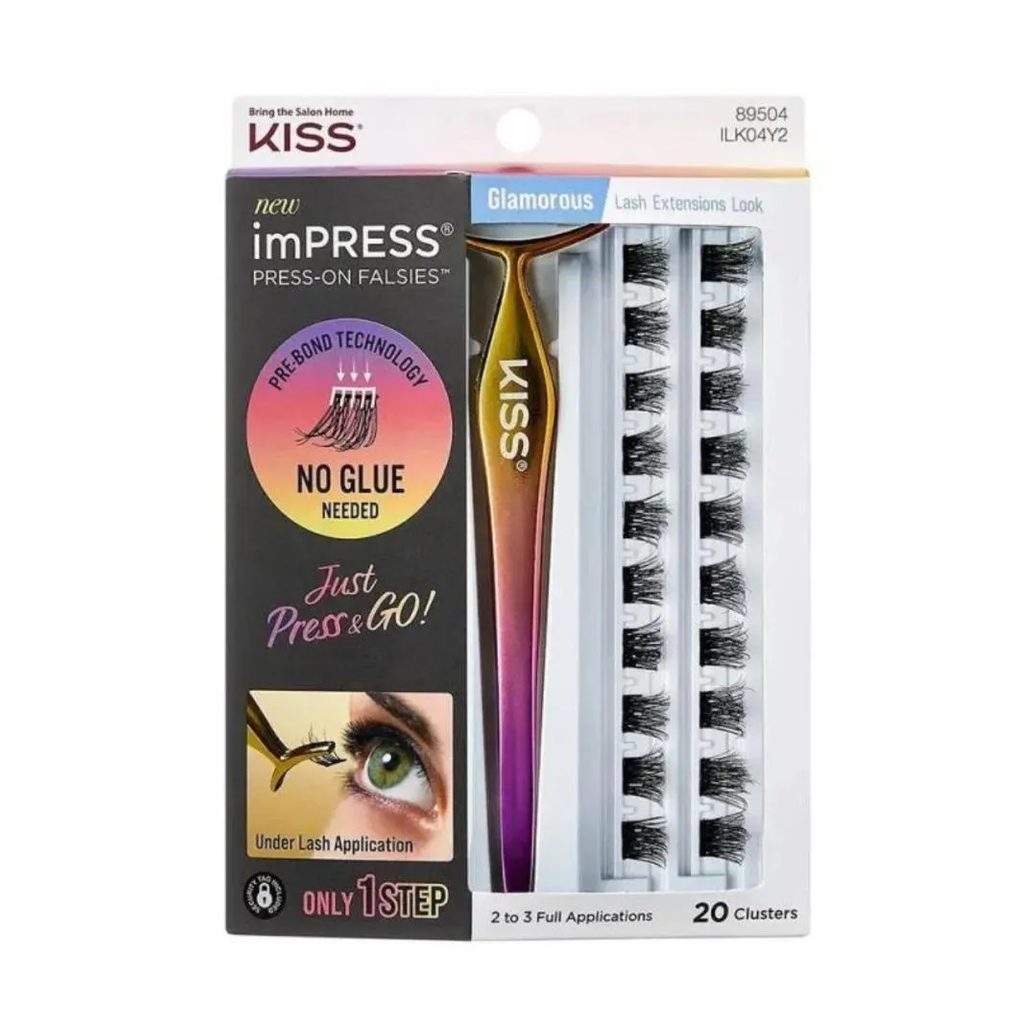 Cílios Autocolantes Kiss New York Impress Glamorous Ilk04y2