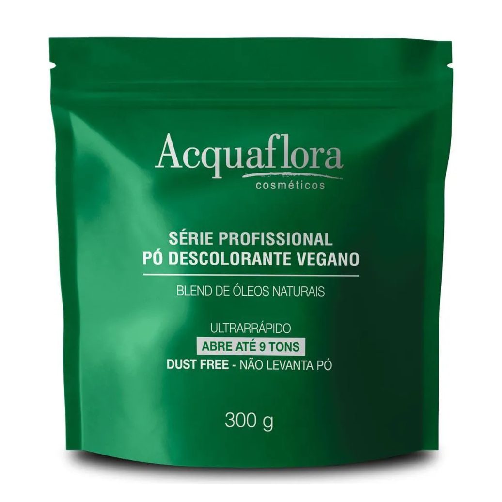 Pó Descolorante Vegano Acquaflora Ultrarrápido Dust Free 300g