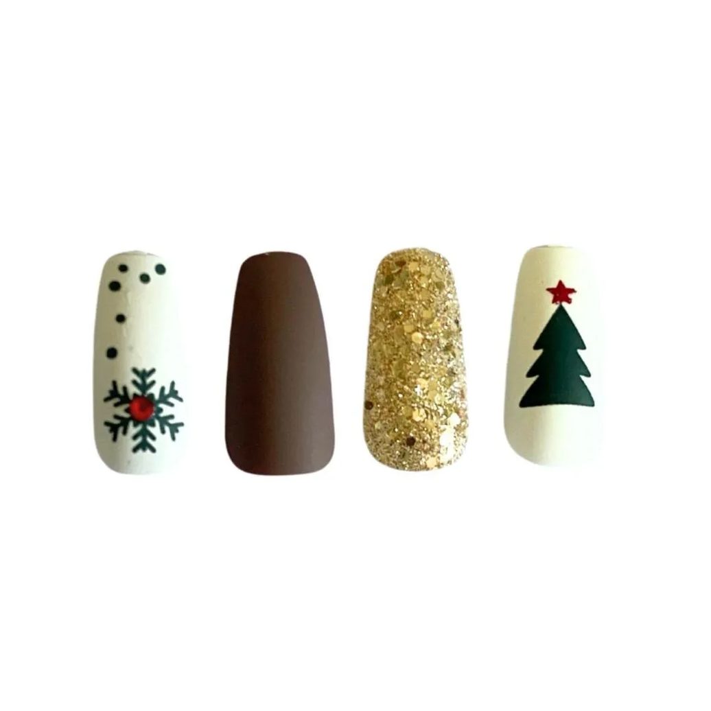 Unhas Postiças Kiss Sd North Pole Long C/28un Sd16x