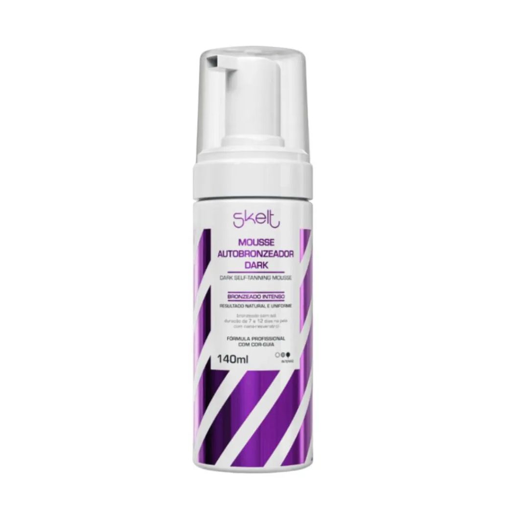 Mousse Autobronzeador Dark Skelt Bronzeado Intenso 140ml