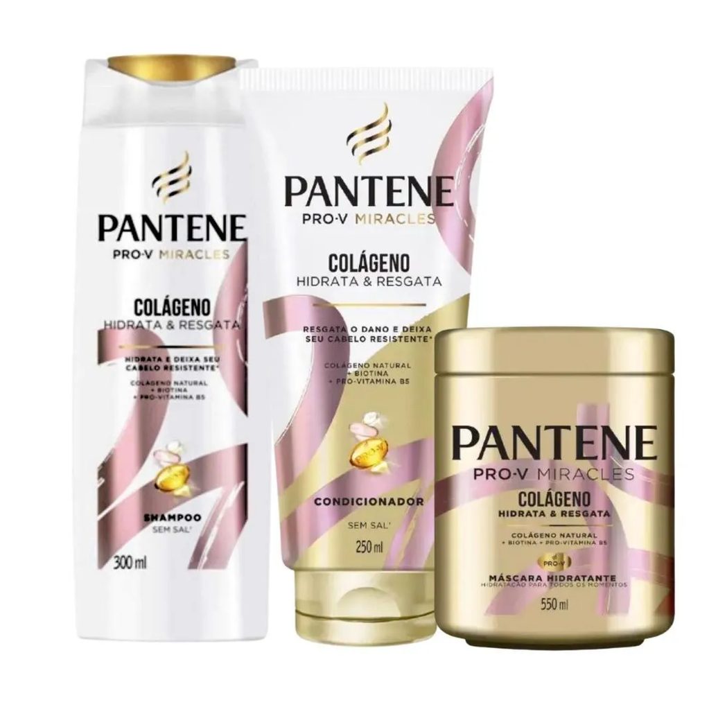 Kit Pantene Pro-v Colágeno com 3