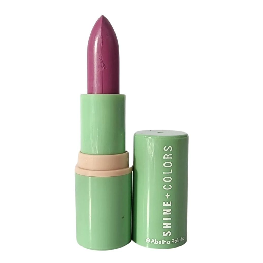 Batom Brilho E Sabor Chiclete Fps 15 Shine Colors Abelha Rainha 3,7g