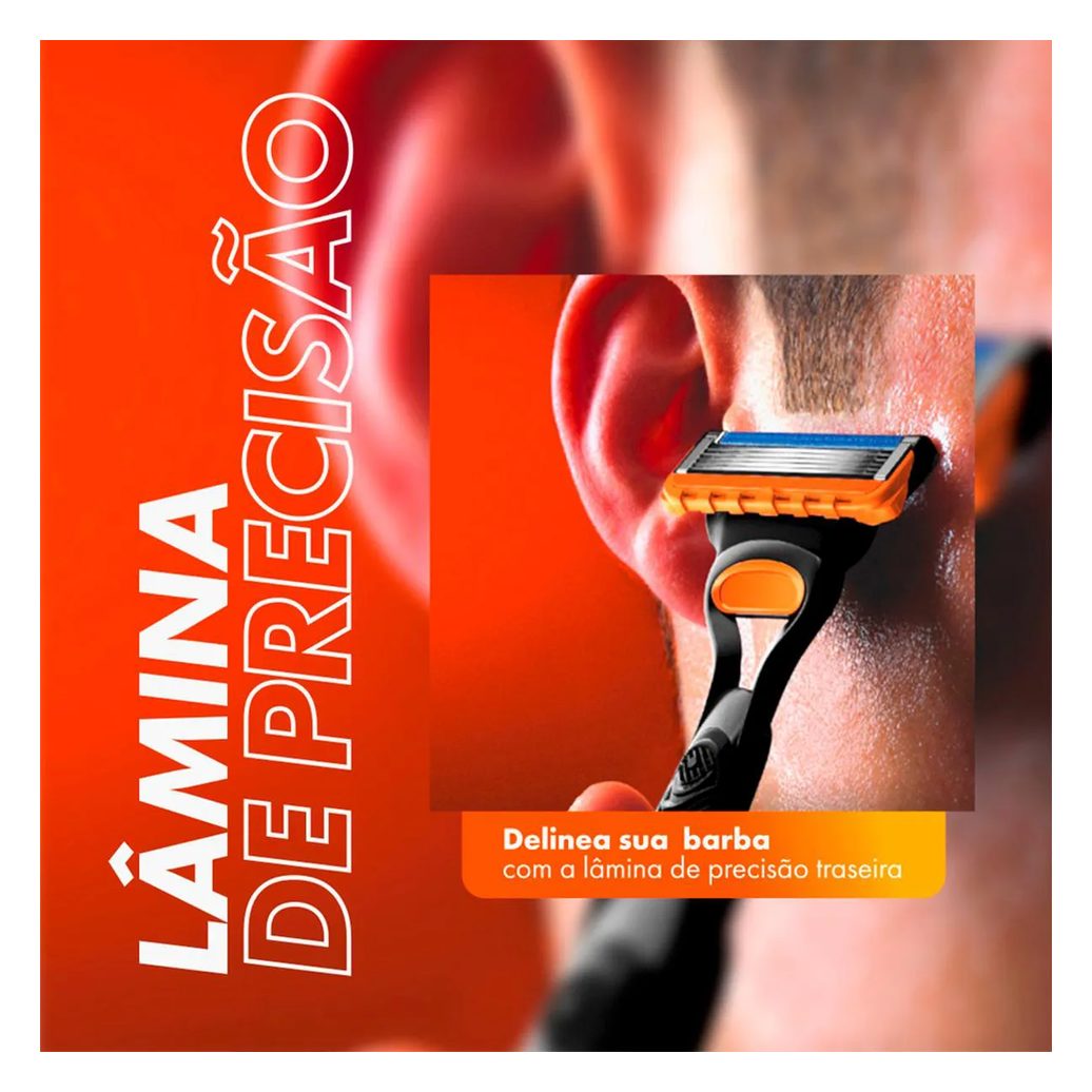 Carga para Aparelho de Barbear Gillette Fusion 5 com 2 unidades
