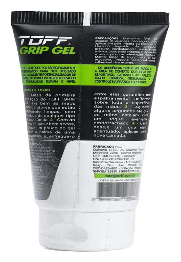 Toff Grip Gel - Potencializador De Pegada Para Mãos Esportes