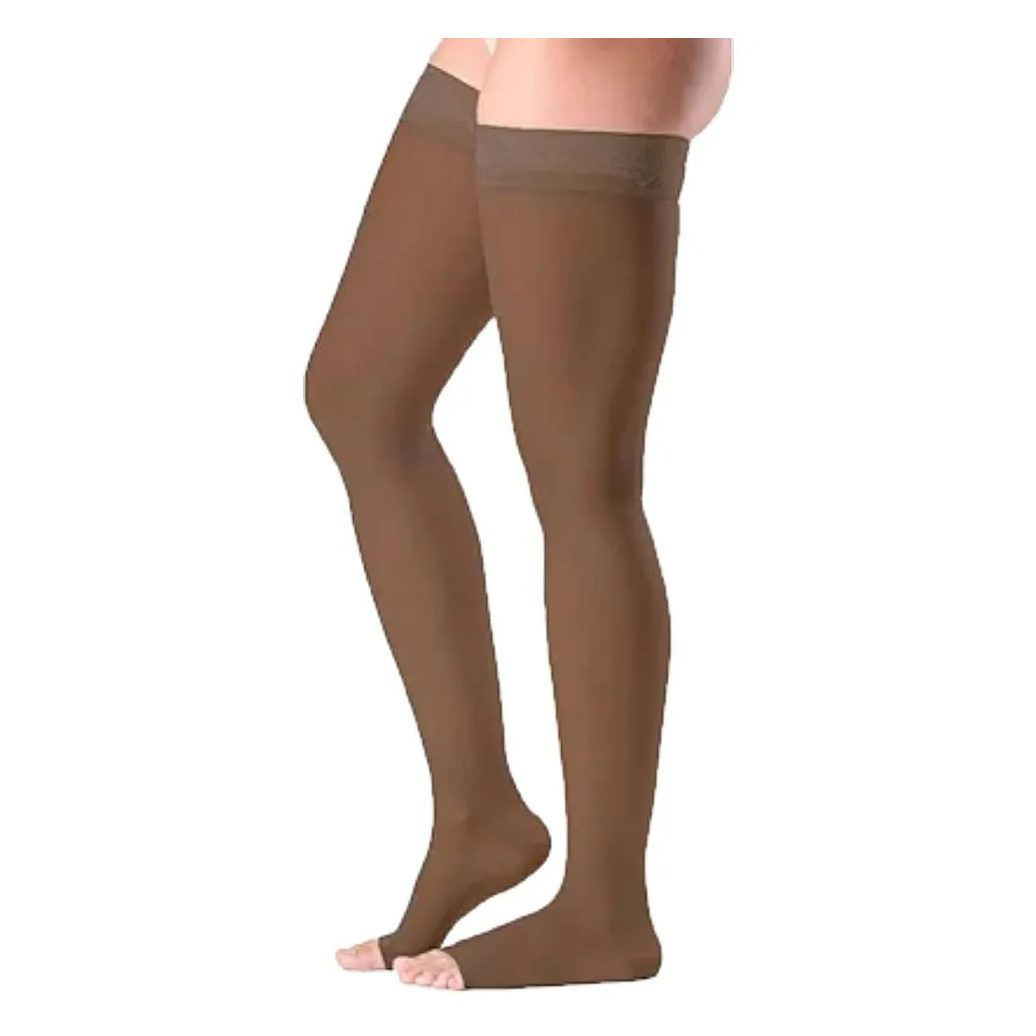 Meia 7/8 Ever Sheer 20-30 Mmhg Aberta Chocolate Tam M3