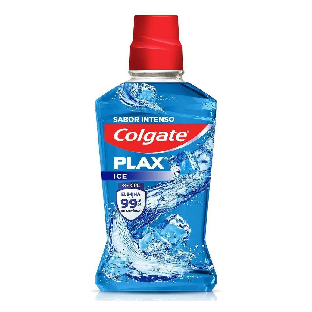 Enxaguante Bucal Colgate Zero Álcoolplax Ice 500Ml