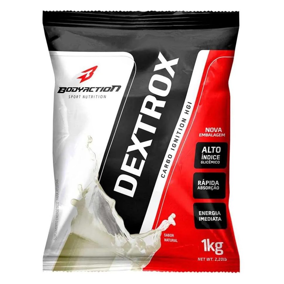 Dextrose Suplemento Dextrox 1kg Bodyaction Mais Energia Guaraná com Açaí