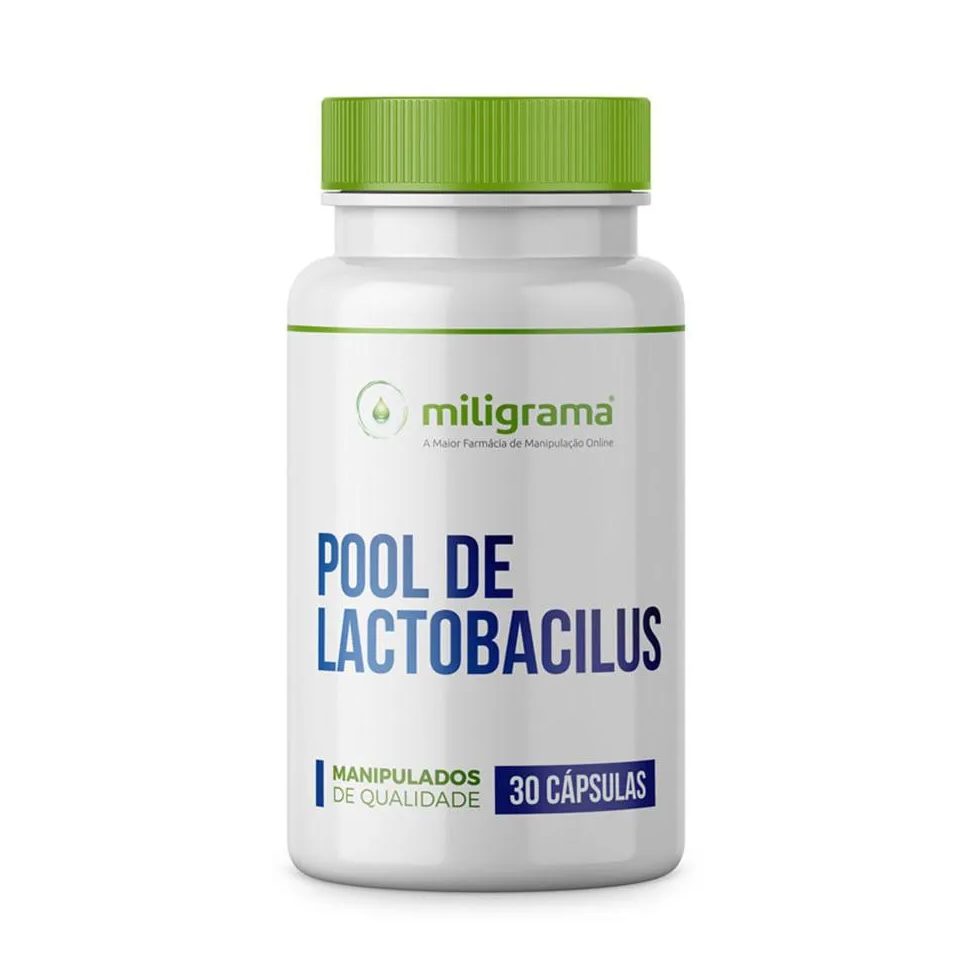 Pool de Lactobacilos Mantém a Flora Intestinal Saudável 30 cápsulas
