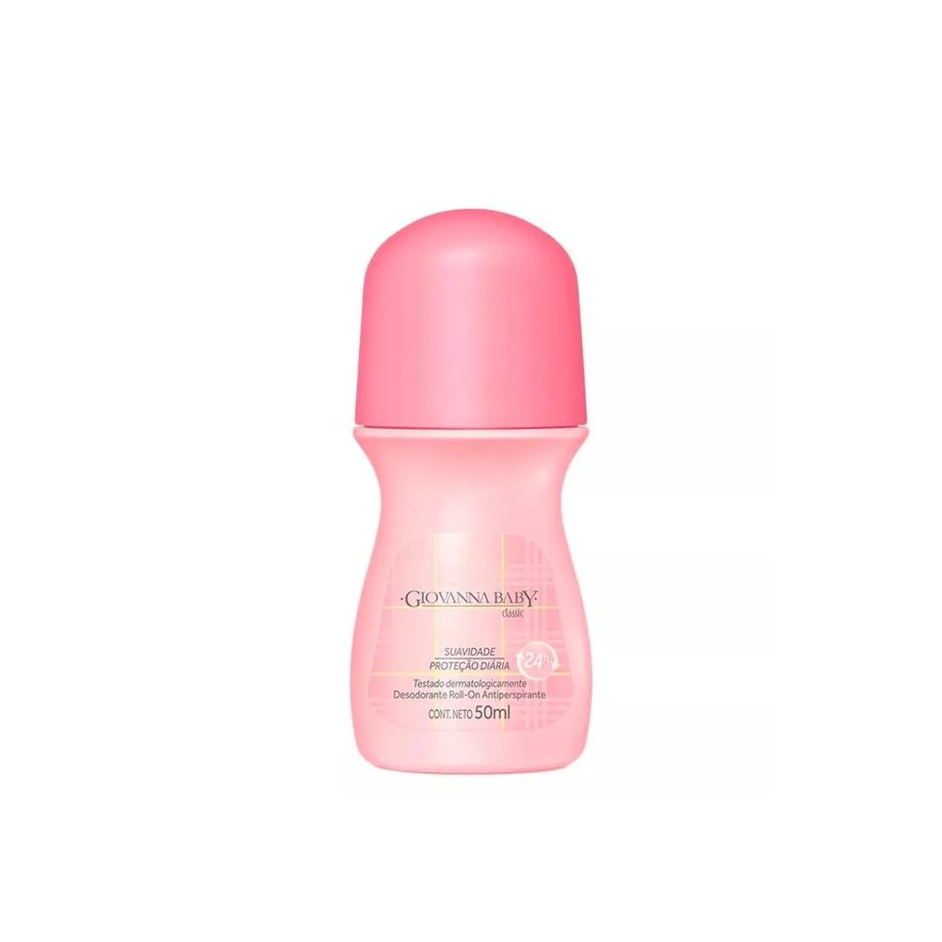 Desodorante Antitranspirante Roll-on Giovanna Baby Classic Feminino 24h 50ml