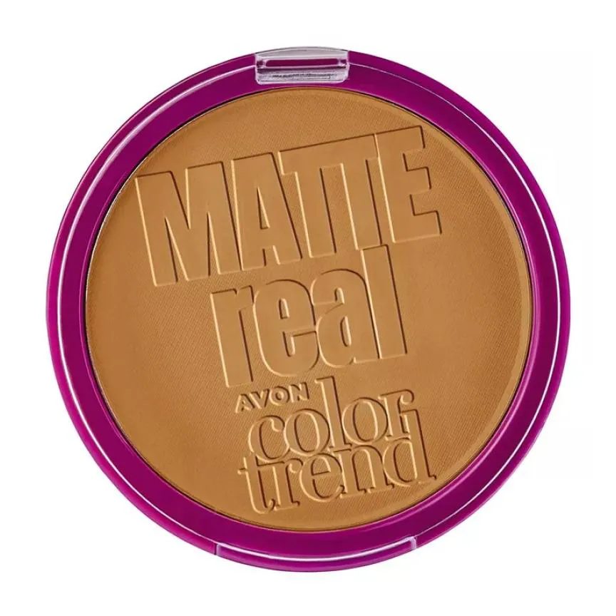 Avon Matte Real Po Compacto Facial Fps 10 Medio 332 Q 7g