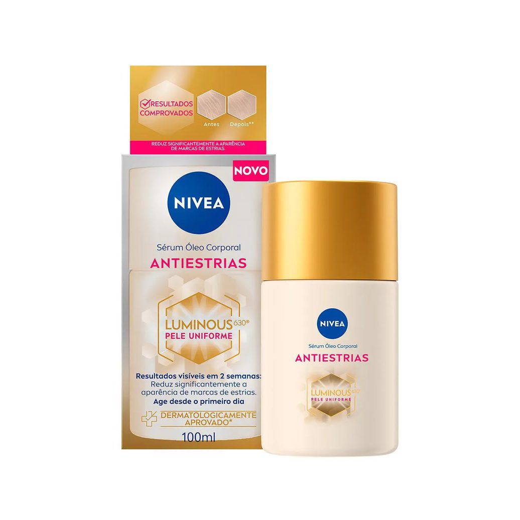 Sérum Óleo Corporal Antiestrias Nivea Luminous 630 100ml