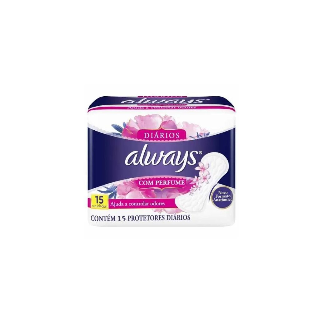 Absorvente Always Protetor Diario Regular C/15un