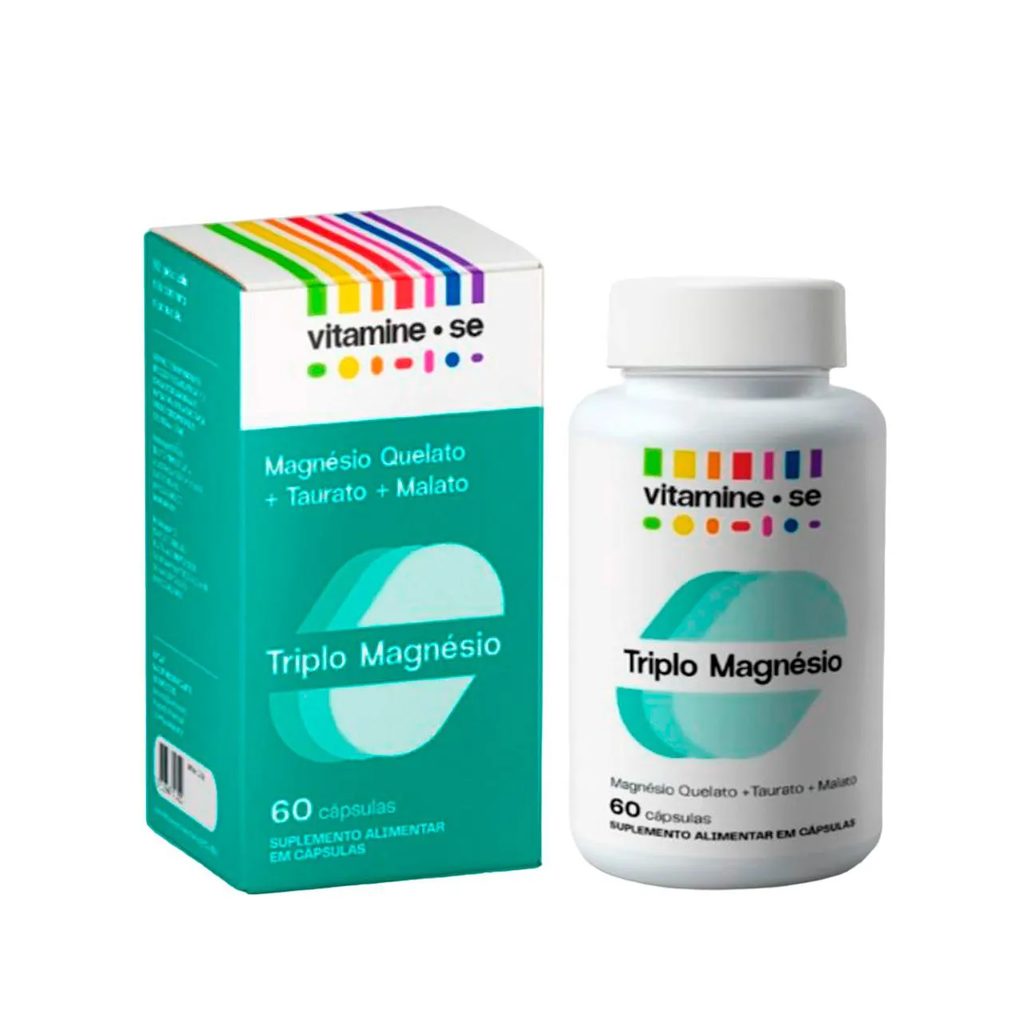 Magnésio Vitamine-se Triplo Magnésio 60 cápsulas