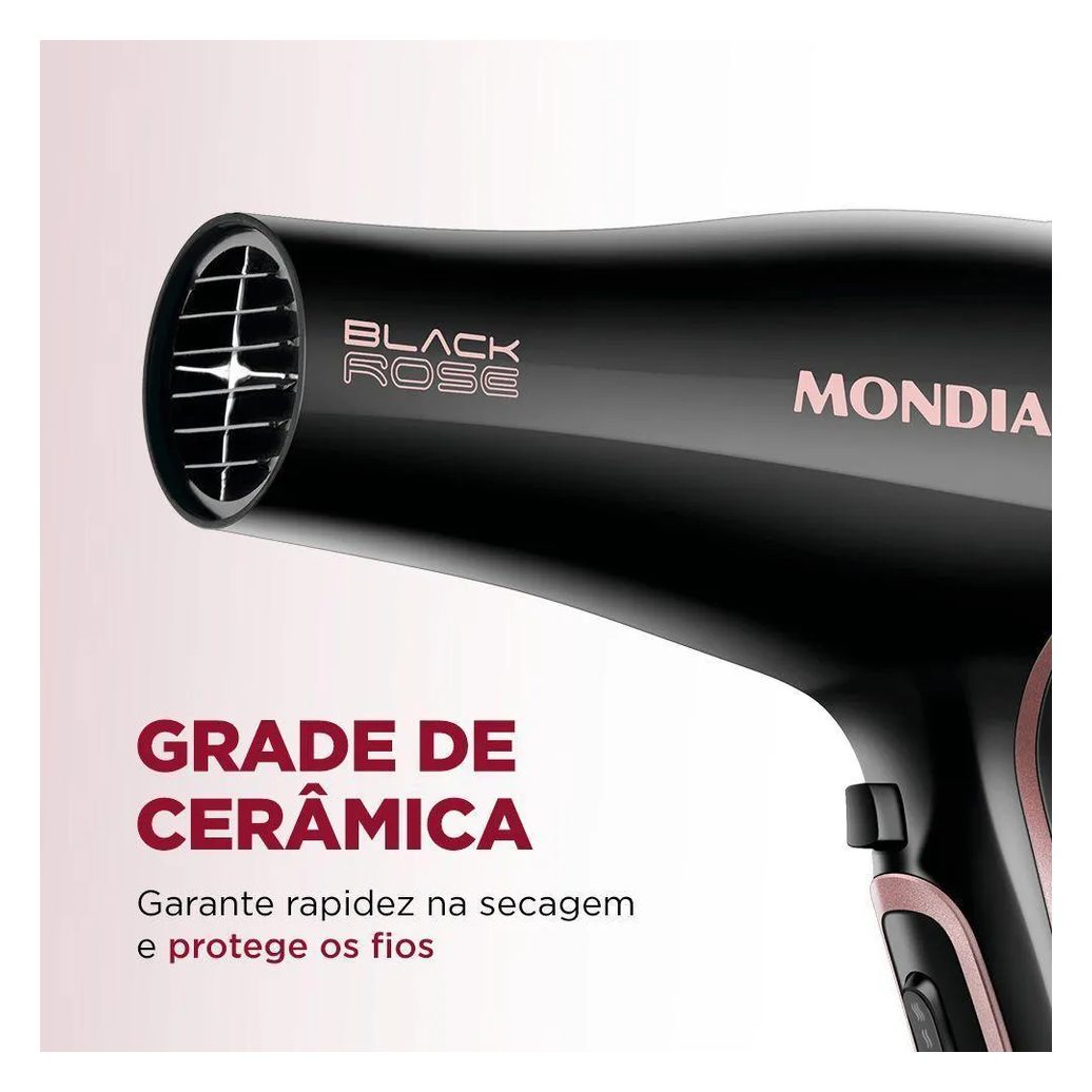 Secador de Cabelos Black Gold Scn-02 127v/60hz