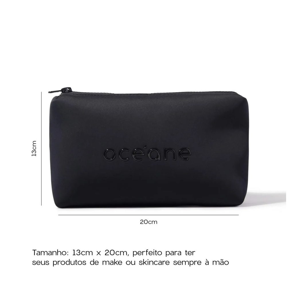 Kit Nécessaire Preto Daily Makeup + Nécessaire Preto Best Travel (2 Produtos)