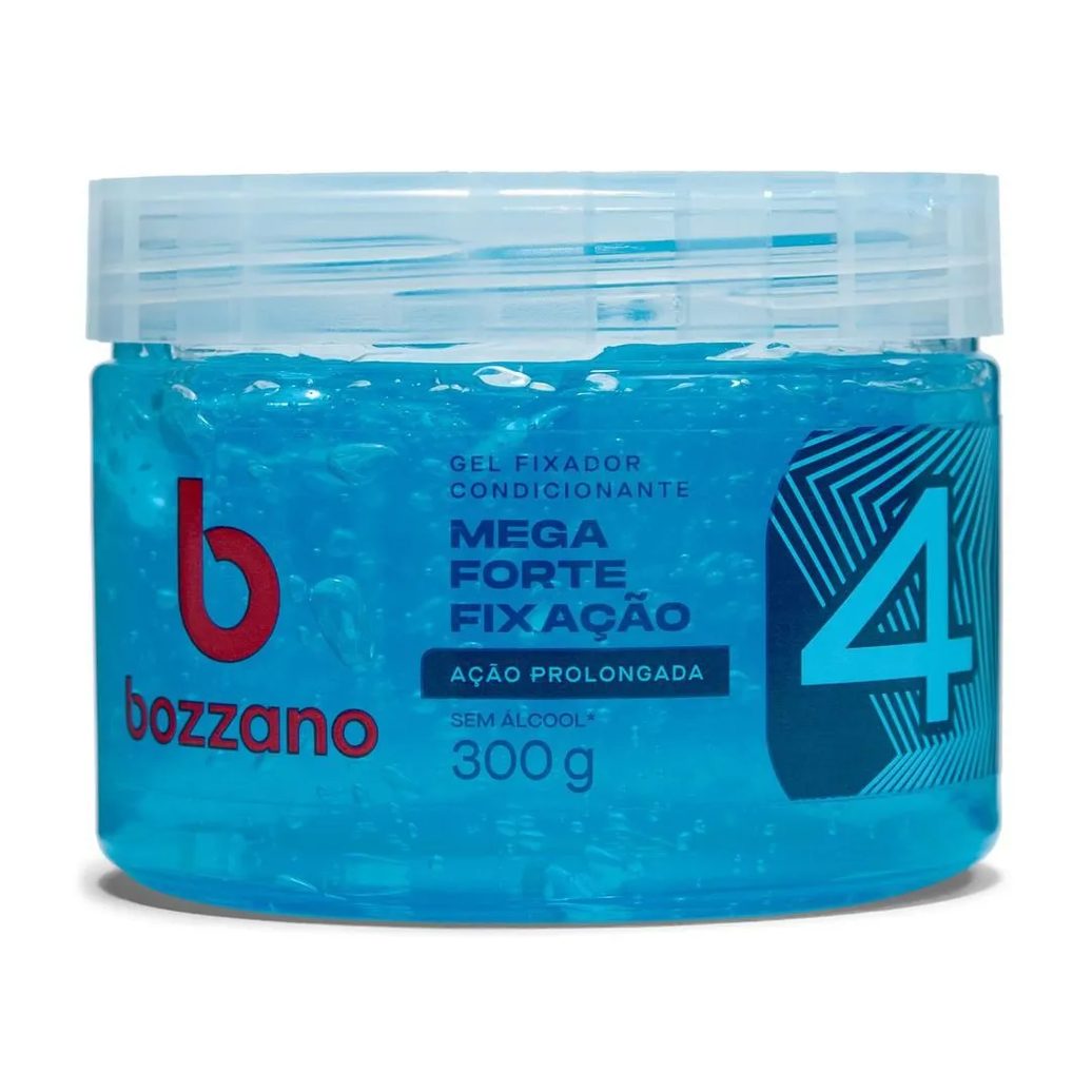 Gel Fixador Bozzano Ação Prolongada 4.mega Forte Fixação 300g