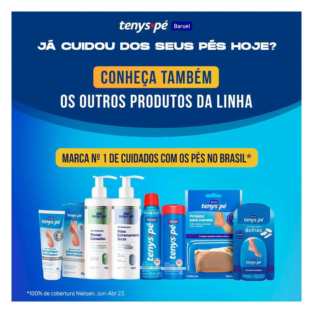 Curativo para Bolhas Tenys Pé Calcanhar com 6 unidades