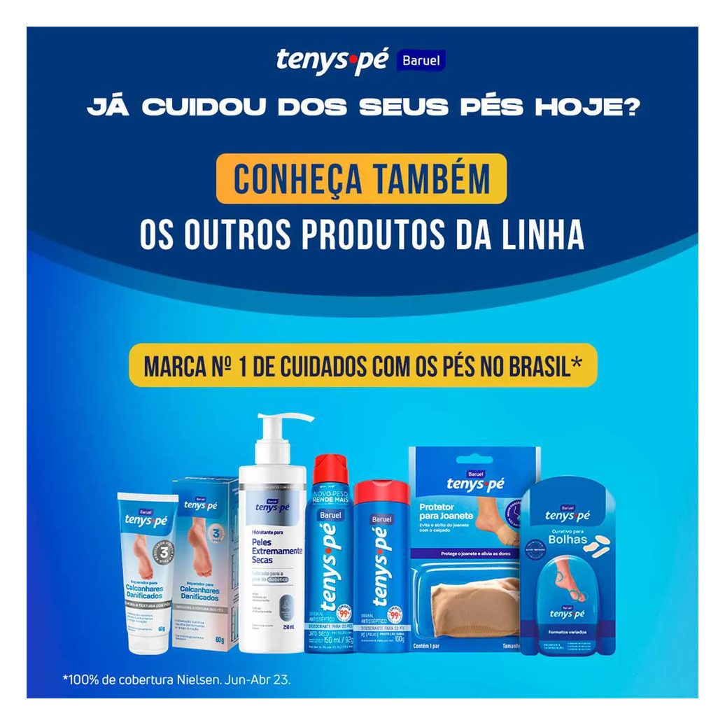 Emulsão Enegizante para Pernas Cansadas Tenys Pé Baruel com 250g