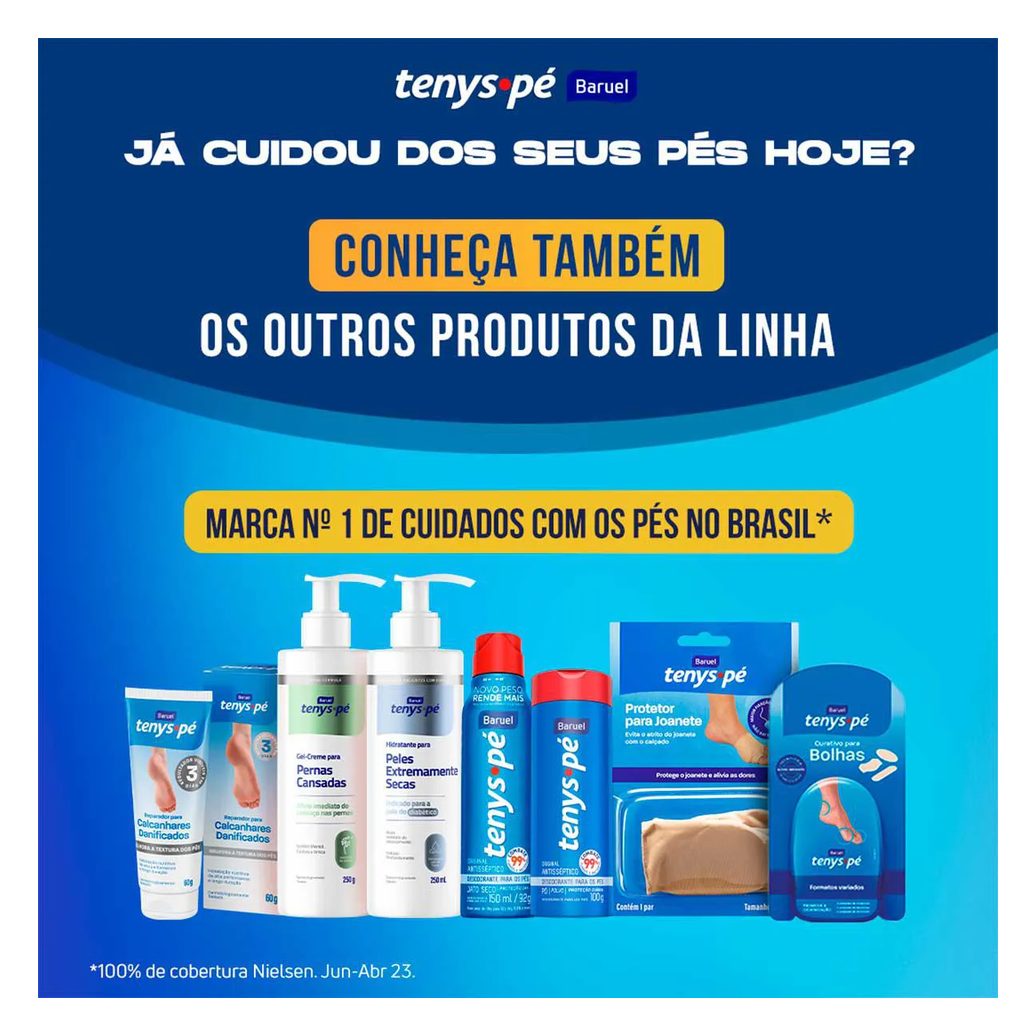Placa Recortável para Calos e Bolhas Tenys Pé com 1 Unidade
