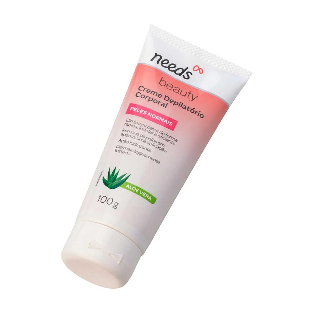 Kit Creme Depilatório Needs Beauty Pele Normal Facial 40g + Corporal 100g