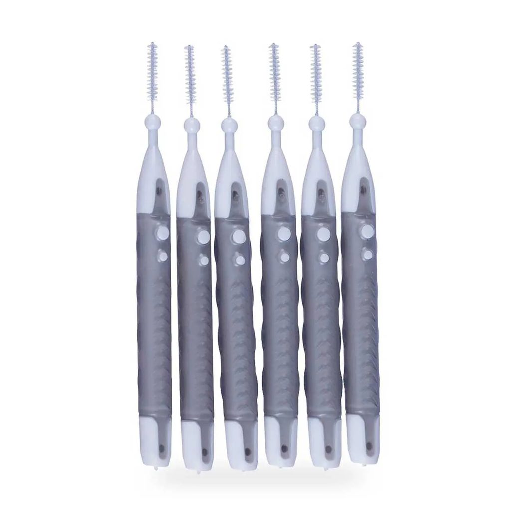 Escova de Dente Interdental Bitufo Interclean Ultrafina Cilíndrica com 6 unidades