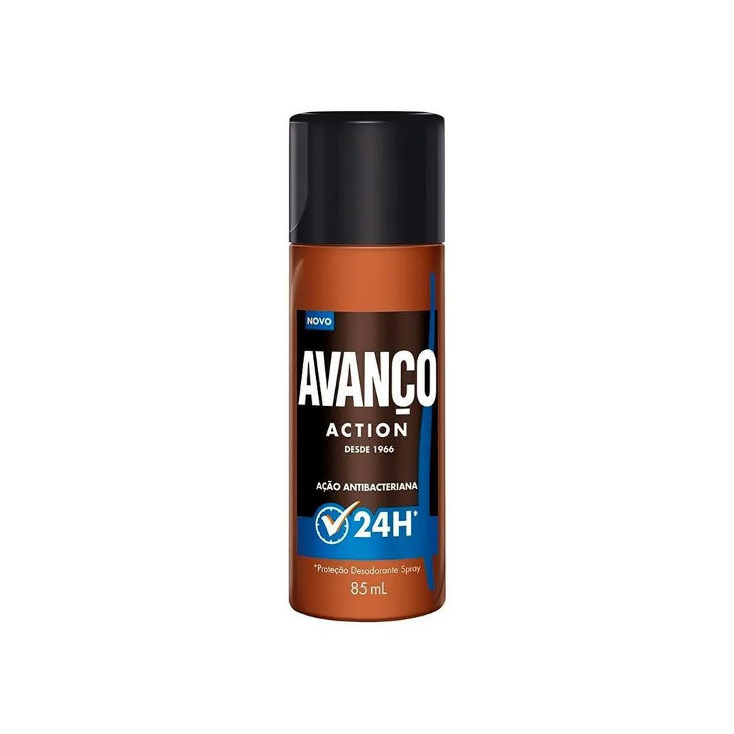 Desodorante Antitranspirante Spray Avanço Action Masculino 24h 85ml
