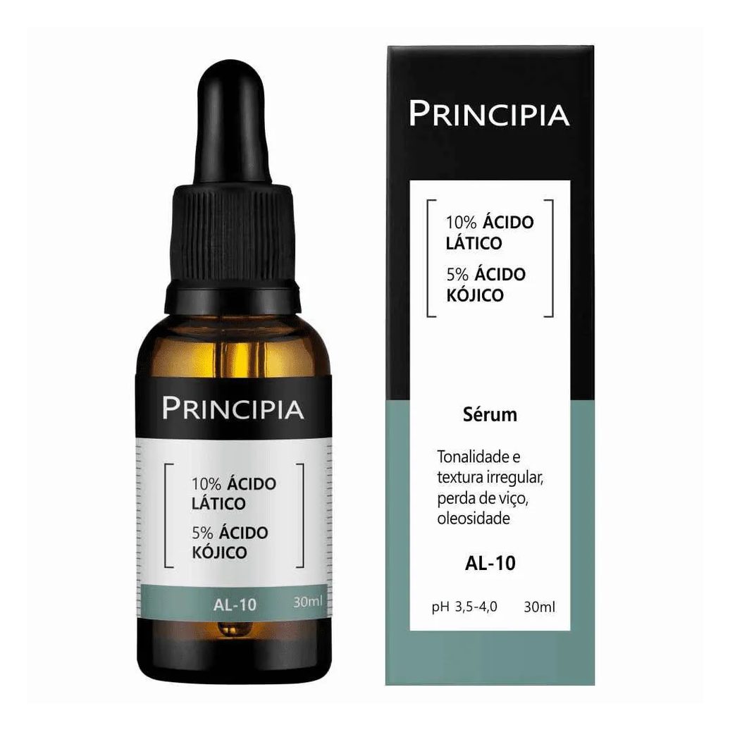 Principia Sérum Skincare 10% Ácido Lático + 5% Ácido Kójiko Al-10 Com 30Ml