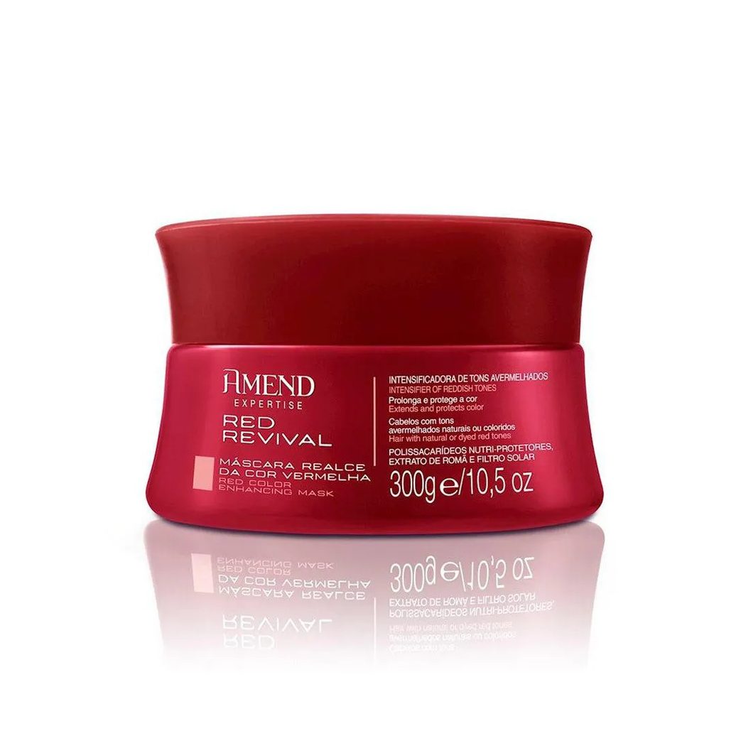 Máscara De Tratamento Amend Realce Da Cor Red Revival 300G