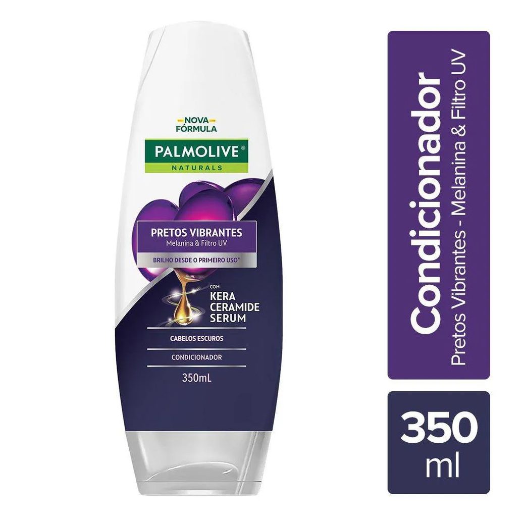 Condicionador Palmolive Naturals Iluminador Pretos 350Ml