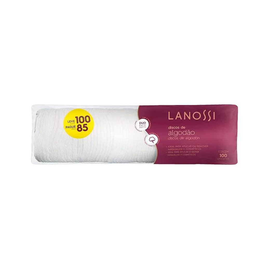 Algodão Lanossi Disco 100 Un