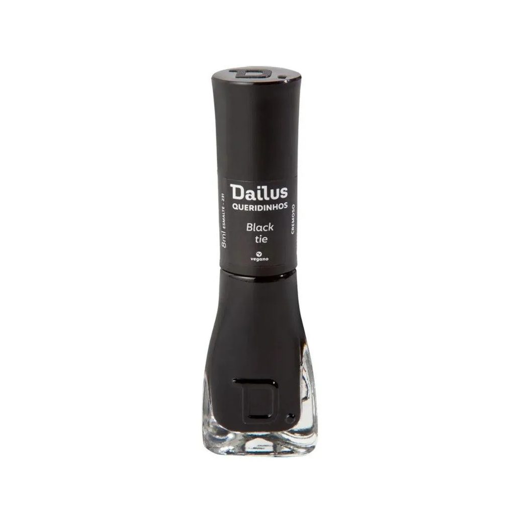 Esmalte Dailus Tons Escuros Cremoso Queridinhos Black Tie