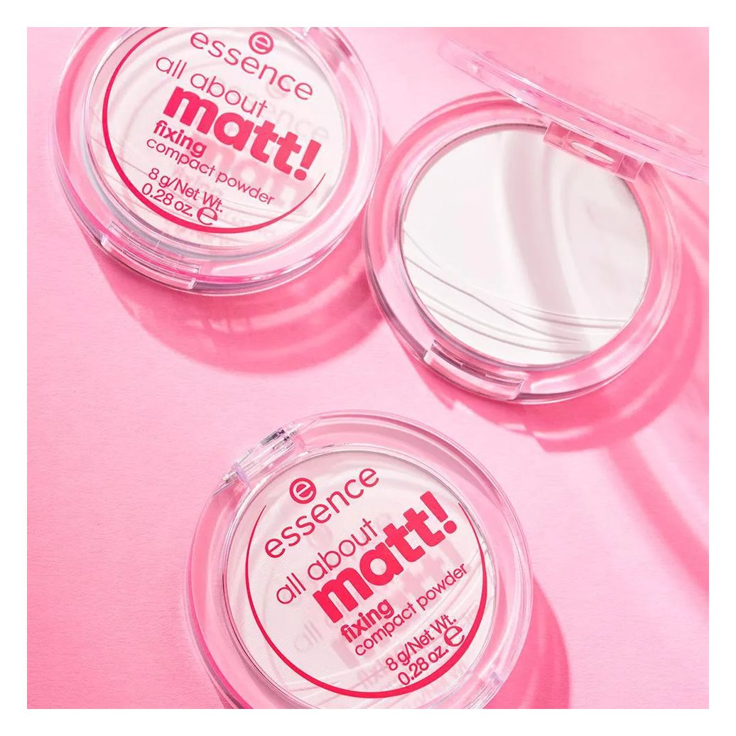 Essence All About Matt! Translúcido Pó Compacto Matte 8g