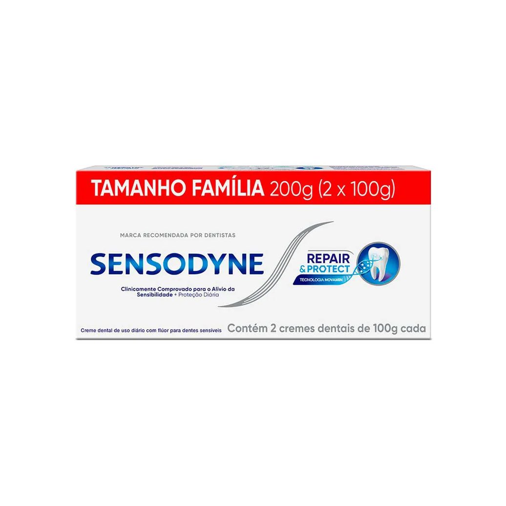 Creme Dental Sensodyne Repair & Protect 100g 2 unidades