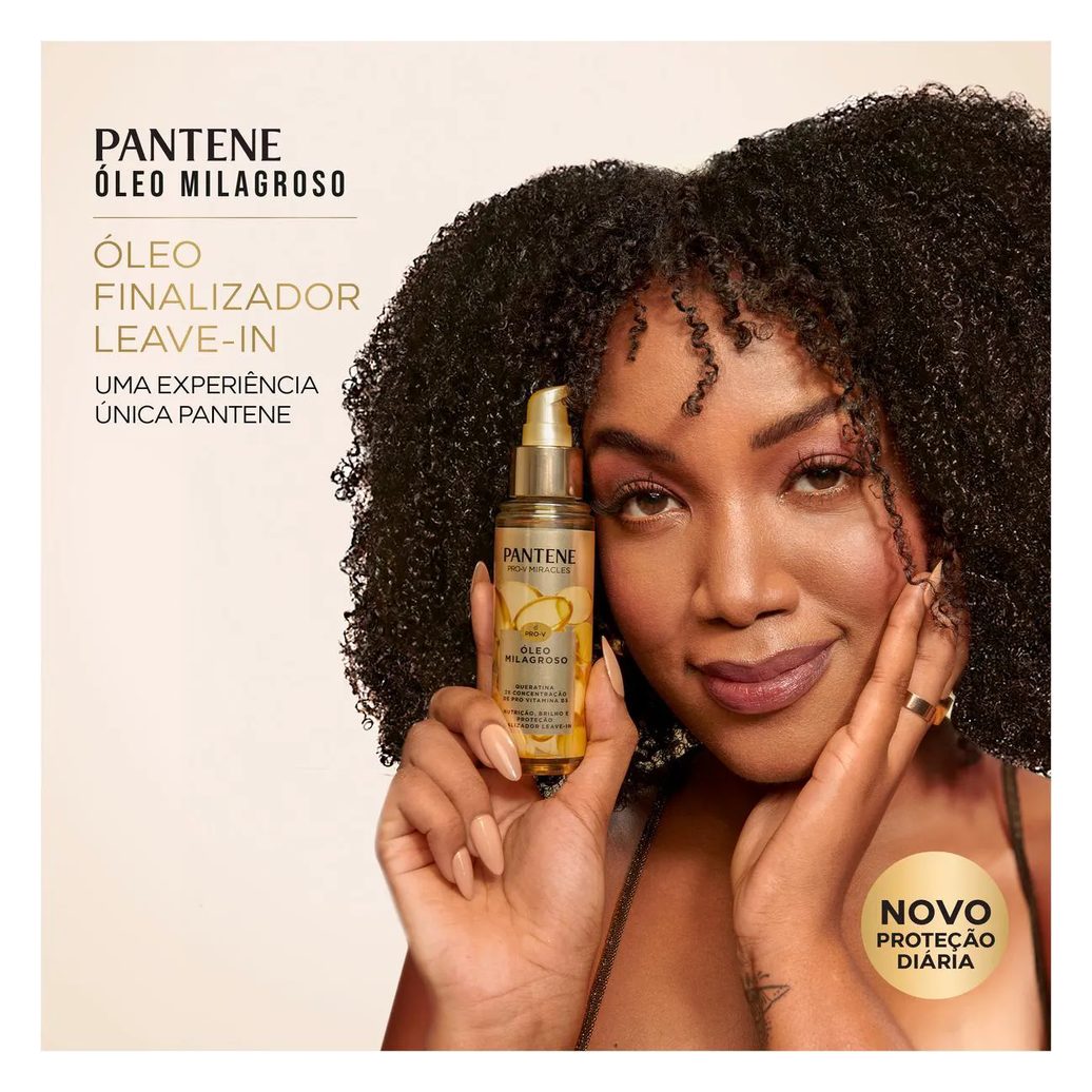 Óleo Milagroso Finalizador e Leave-in Pantene Miracles Queratina 95ml