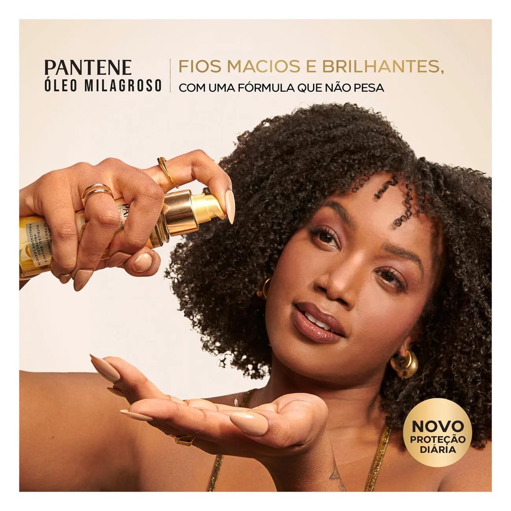 Óleo Milagroso Finalizador e Leave-in Pantene Miracles Queratina 95ml